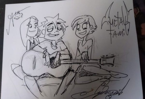 Метал Фэмили скетчи Алины