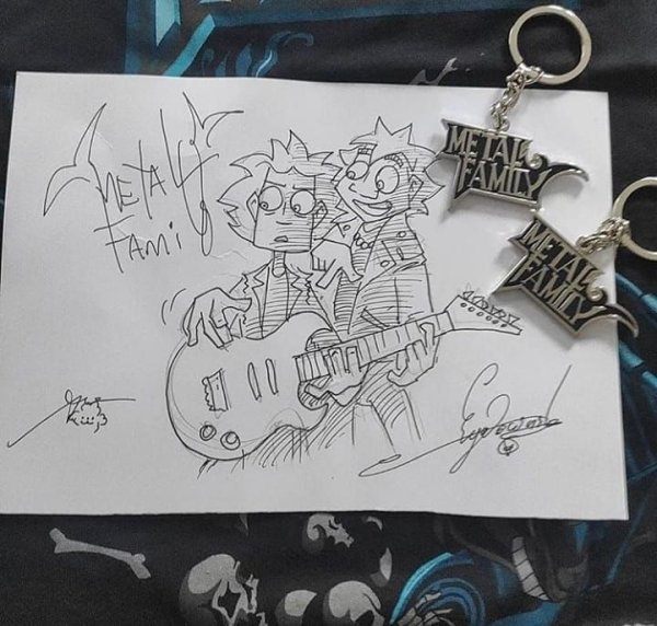 Автограф метал Фэмили