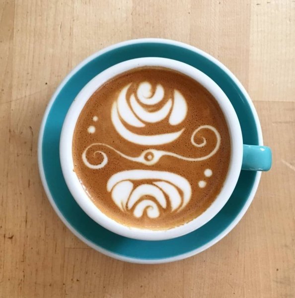 Капучино латте арт эспрессо