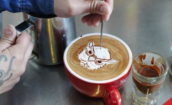 Узоры на кофейной пенке