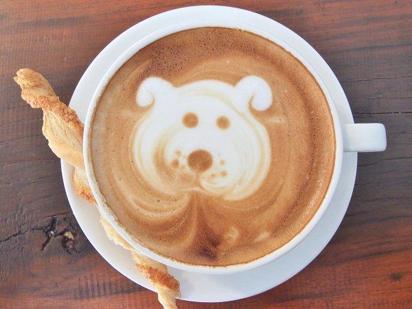 Дэвид Шомер латте арт