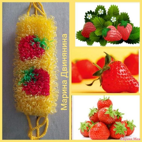 Мочалка рисунок