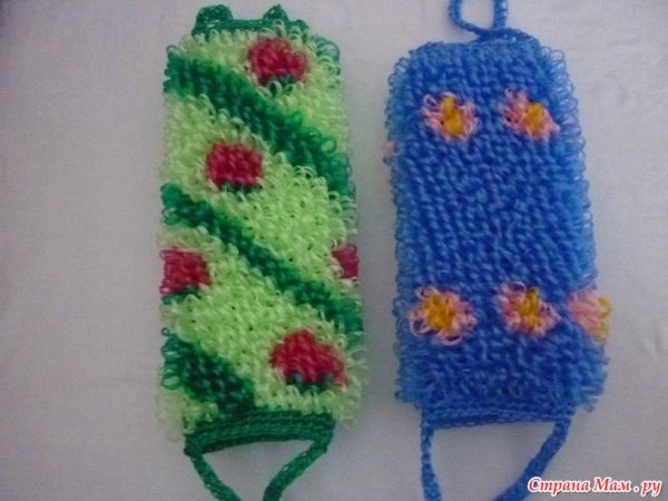 Мочалка рисунок