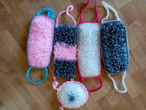 Мочалка плоская