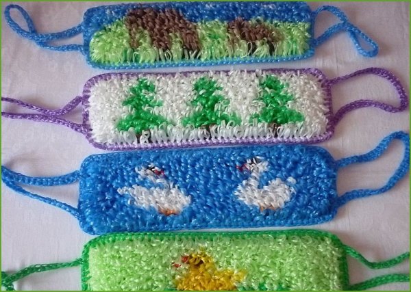 Мочалка из поролона 130х90х40мм "банные штучки"