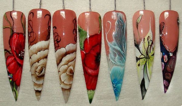 Идеи для рисунков на типсах