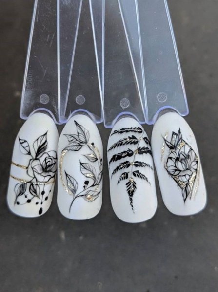 Дизайн ногтей на типсах