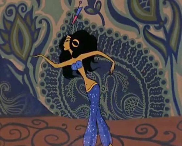 Детский рисунок Шамаханская царица