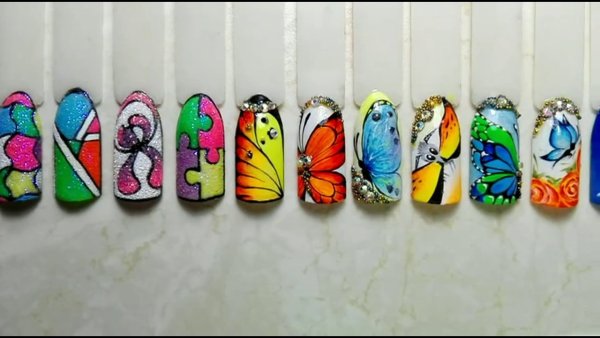 Рисование на типсах для новичков