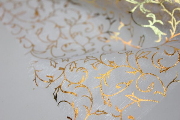 Органза Золотая