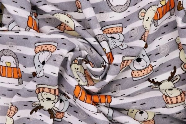 Трикотаж с детским принтом