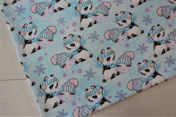 Футер принт мята