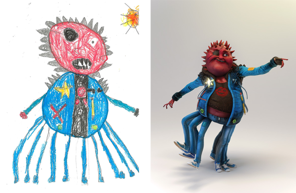 Детские рисунки монстров