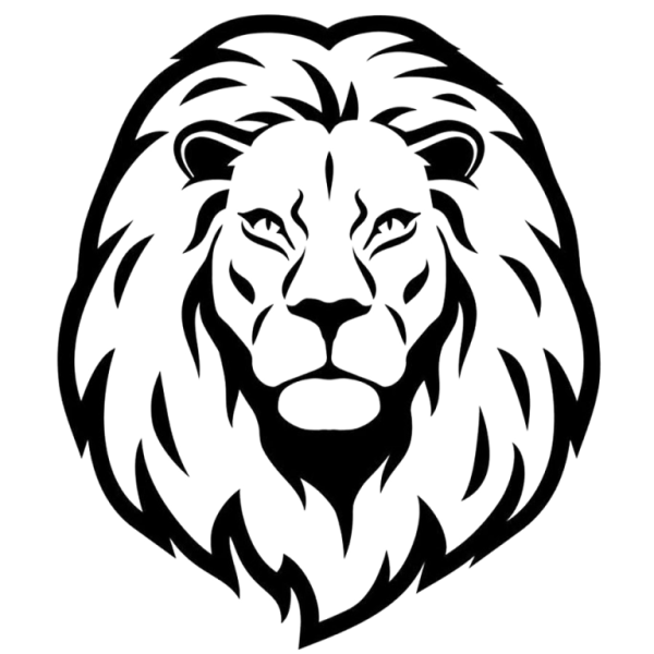 Голова Льва контур