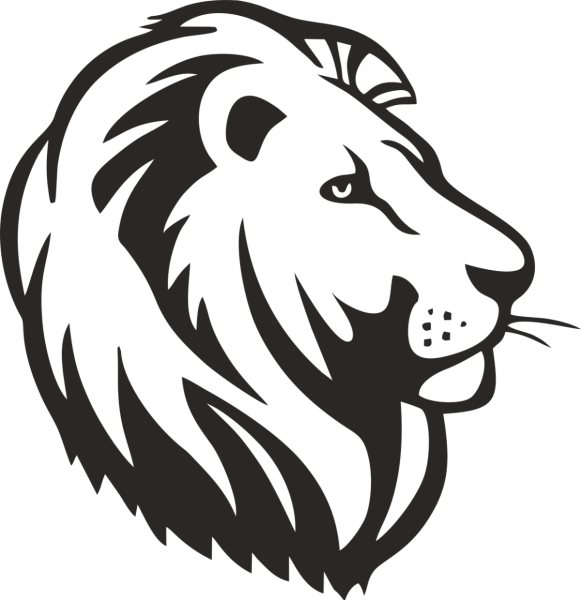 Морда Льва рисунок