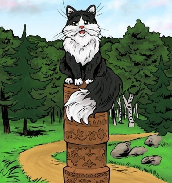 Кот Баюн кот бабы яги