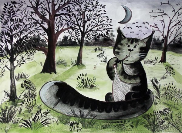 Кот Баюн и Гамаюн