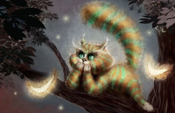 Кот Баюн фэнтези