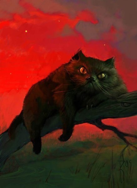 Мифические существа кот Баюн