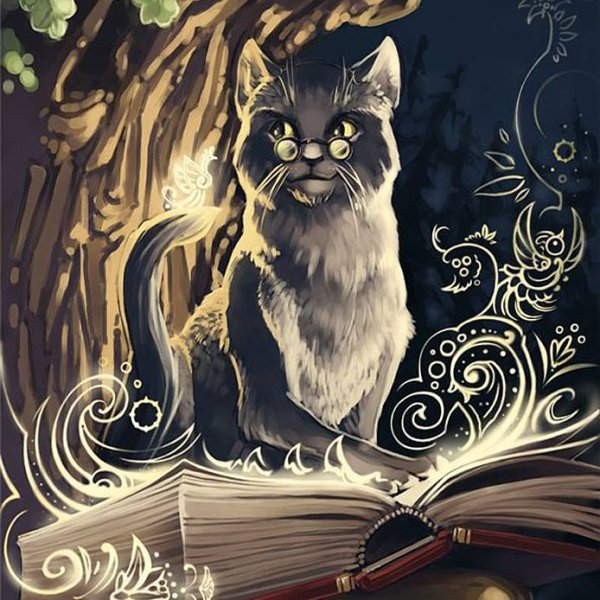 Кот Баюн у Лукоморья