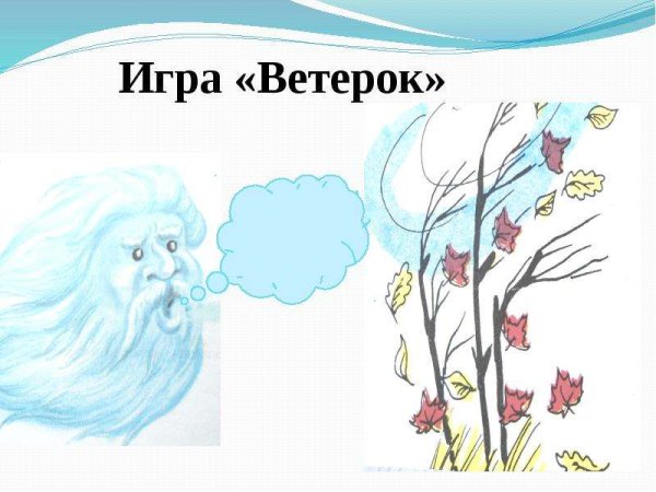 Изображение ветра для детей
