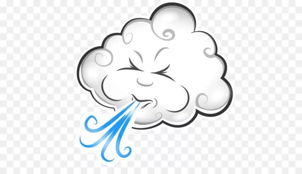 Ветер для детей на прозрачном фоне