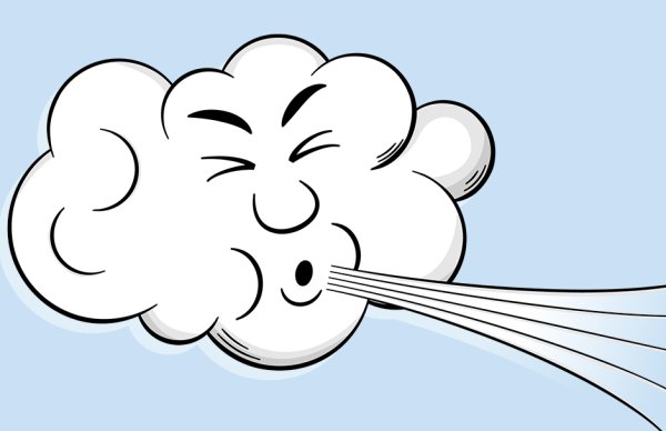 Ветер раскраска для детей