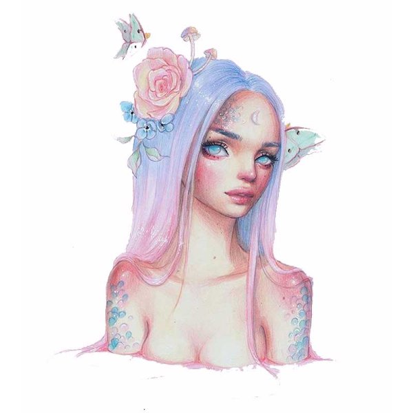 Эльф на прозрачном фоне