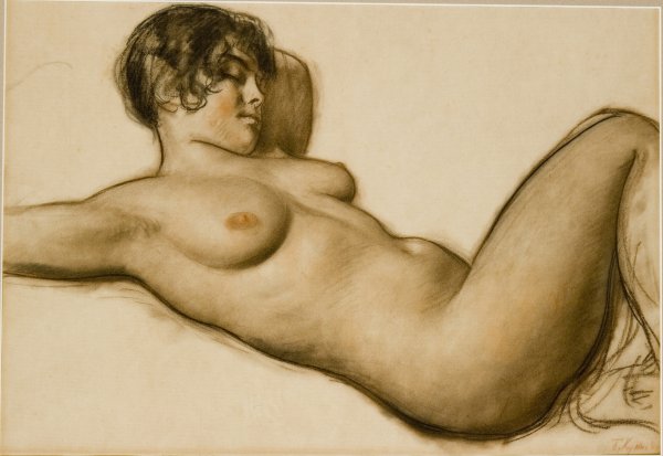 Рисование женской обнаженки