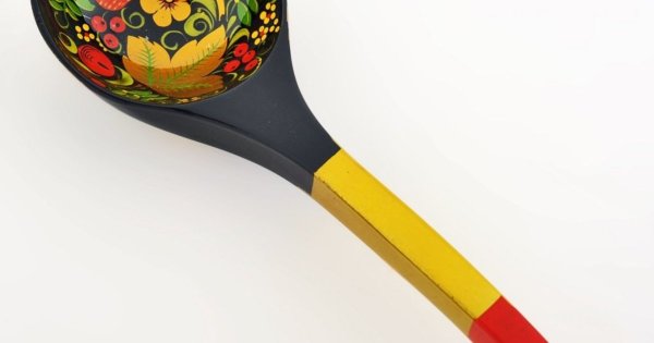 Рисование Хохломская ложка