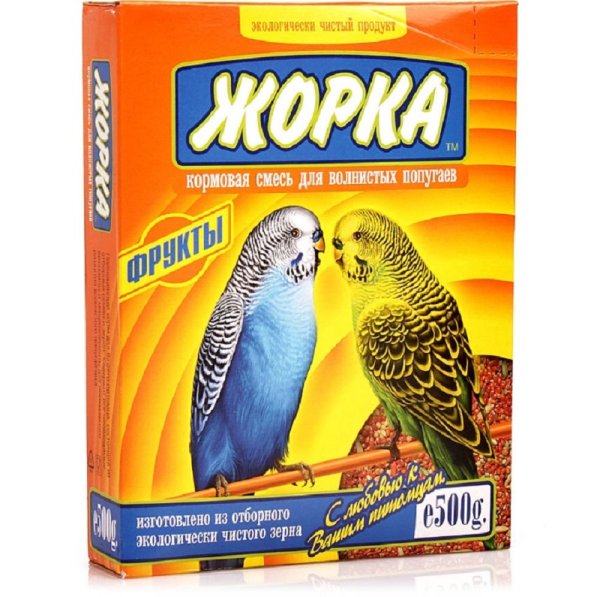 Happy Jungle корм д/попугаев волнистых 500гр (1/14)