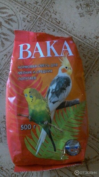 Корм для попугаев корелла