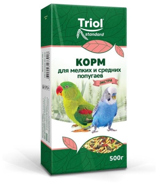 Корм для средних попугаев 500г Триол