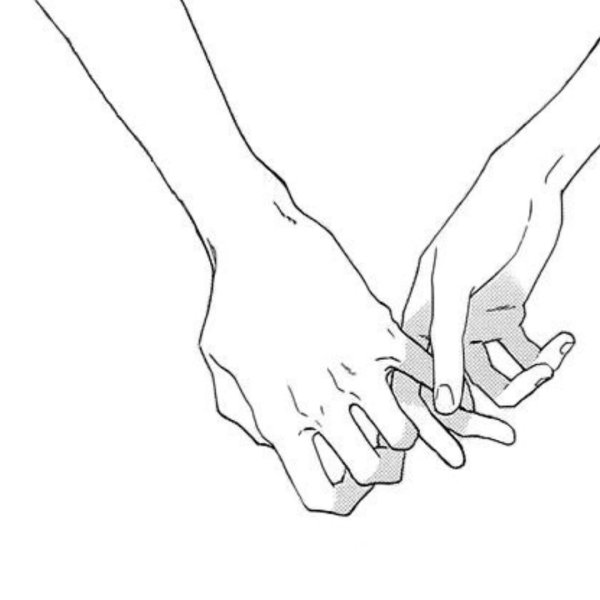 Рука в руке карандашом