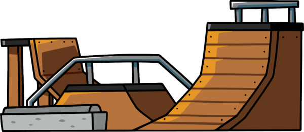 Мультяшный скейт парк