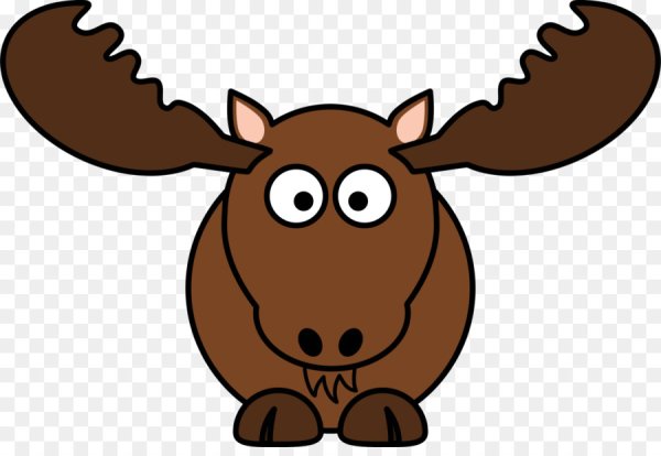 Лось мультяшный