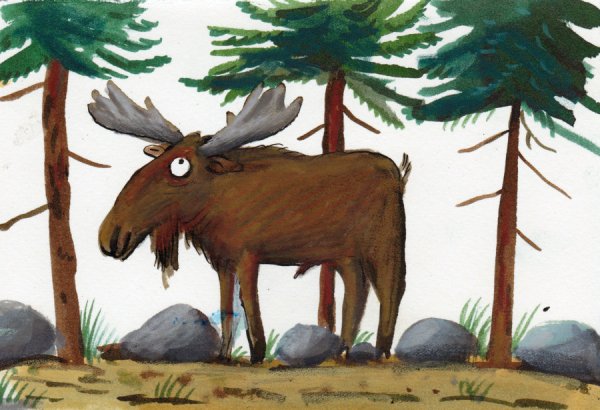 Сказка про лося