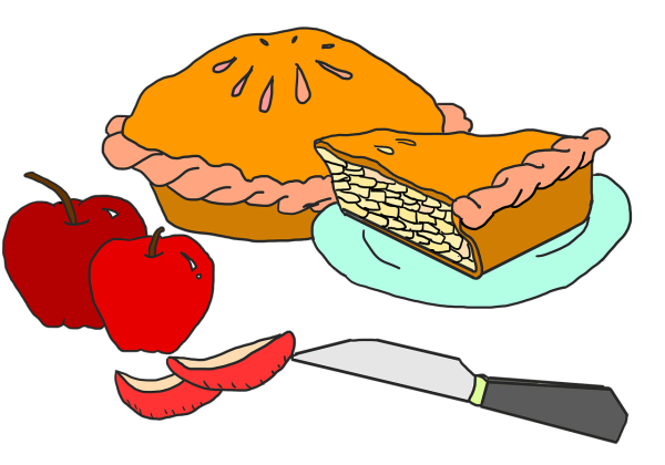 Рисунок яблочного пирога