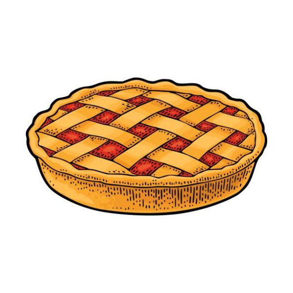 Пирог без фона