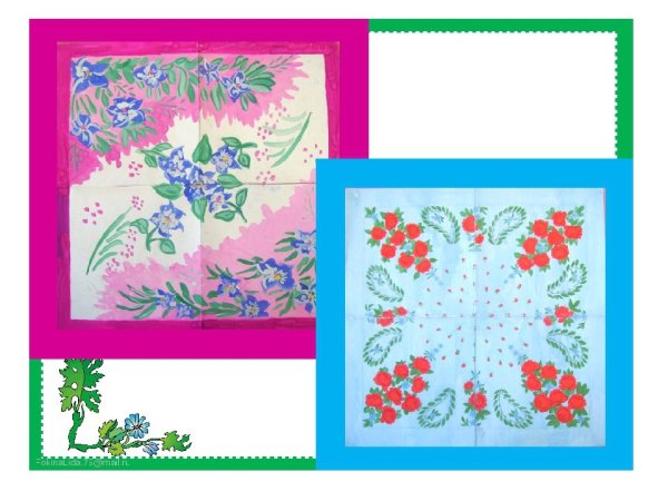 Рисование мамин платок