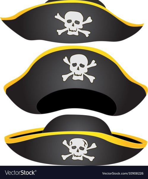 Шляпа пирата вектор