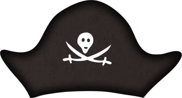 Пиратская шляпа эскиз