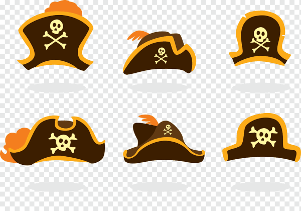 Шапка пирата без фона