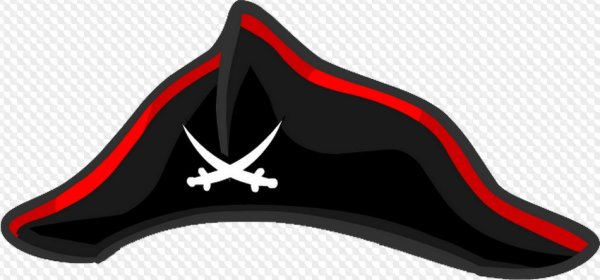 Шляпа пирата вектор