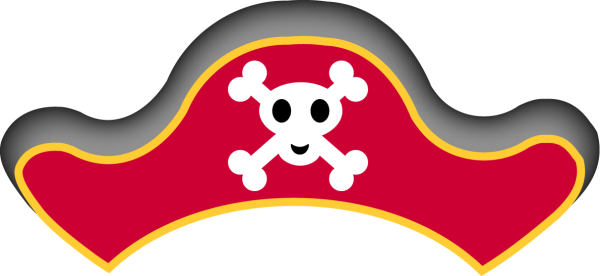 Пиратские мультяшные шляпы