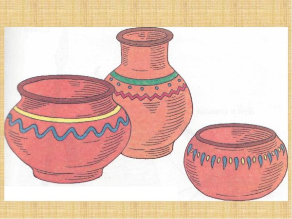 Рисование старинной посуды