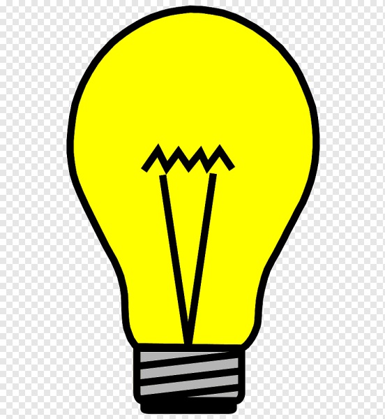 Лампочка в векторном формате