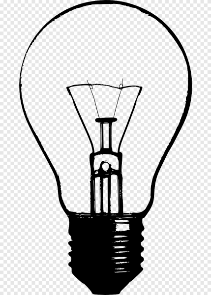 Трафарет лампы накаливания