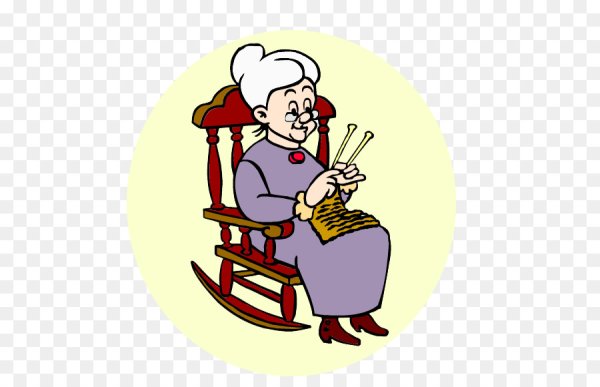 Бабушка в кресле