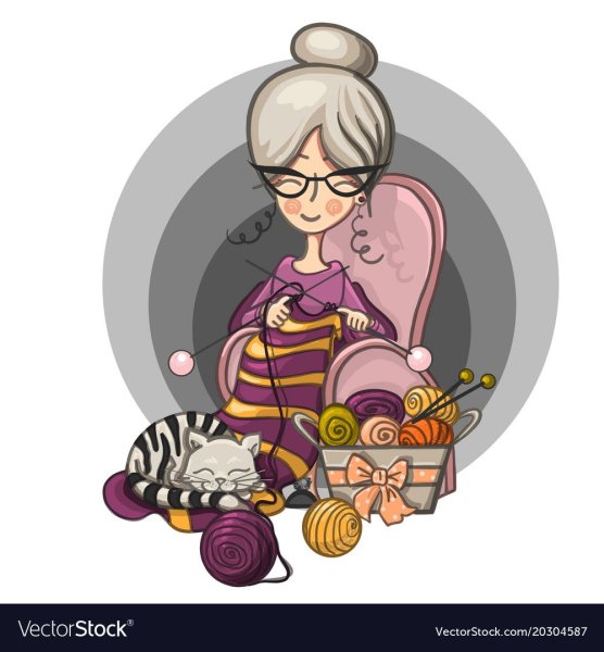 Карикатуры на вязальщиц